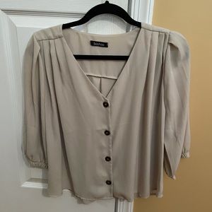 Taupe Blouse